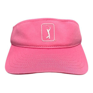 PGA Tour Hat Visor Strap Back Womens One Size Pink Golf Airflux Lightweight